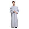 Vêtements ethniques Islam Jubba thobe Men Loose Muslim Arabie Moyen-Orient Abayas Kaftan Plain Color Drop LivrotPlel DHI23