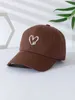 Ball Caps Trendy Apparel Shop P Print Heart Love Embroidered Low Profile Soft Basketball Hat