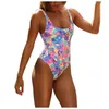 Swimons de maillots de bain pour femmes Swimsuit One Piece Monokini Y2K Floral Imprime Bikini Bathing Fssue Skinny Suspender Trajes de Bano Mujer