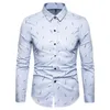 Chemises de robe masculine Nouvelles chères de coton de haute qualité Men Shirts de robe sociale Long Slved Classic Slim Elegant Formal Shirt For Blouses Clothes Y240514