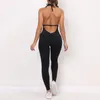 Active Sets Sporty Jumpsuit Women Sportswear Lycra Gym Set Sport Outfit Sexy Fitness Overalls Yoga Clothes Sportwear Red Green Purple
