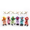 Impreza przychylność 25 cm zabawne vintage Colorf Pl string marionetka klaun drewniana nette ręka ręczna działalność lalka dla dzieci prezenty upuszcza deliv otld8