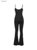 Jumpsuits für Frauen ROMPER 2024 Sommer Neue Frauen Schlanke Fit Hip Lift integrierter schlanker Gurt Set ärmellose sexy würziges Mädchen Rückenfreie Flameless Hosen Sportswear Wx