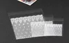 Gift Wrap 500PCS Elegant White Lace Printed Cookie Bags Cellophane Plastic Biscuit Candy Packing Self Adhesive OPP Food Grade7824888