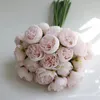 Decoratieve bloemen 27 Hoofd Artificial Rose Bouquet Wit roze gele neptafel Decor voor Home Party Wedding Decorations Supplies