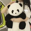 Jouet en peluche de chat peut vieillir la simulation de fleurs géant panda poupée poupée lance-oreiller cadeau