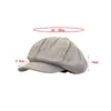 Berets Sboy Cap Painter Hat Gift Accessories Summer Flat Women Girls Octagonal For Fishing Hiking Shopping Driving Traveling