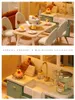 Architecture / DIY House DIY Doll House Wooden Miniature Furniture Dollhouse Handmade House Model Assembly Toys for Childre