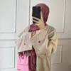 Ethnic Clothing Embroidery Hijab Open Abaya Kimono Cotton Linen Turkey Muslim Abayas For Women Dubai Luxury Ramadan Islam Clothes