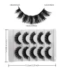 15 paires / 3pack Fluffy Cils épais cils russes cils fausses vison siluffy 3d faux cils maquillage fausses désordonnées