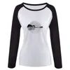 Women's Polos Moonlight Nature Guitar Long Sleeve T-Shirt Plain Sweat Shirt Woman Clothes
