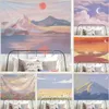 Taquestres lindas tapeçaria parede pendurada decoração de quarto odso pintura paisagem dormitório viva