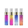 Gradient de couleur 10 ml bouteilles en verre pulvérisateur de pompe à brume fine conçue pour les huiles essentielles Perfumes PODUCTES PODUCTES AROMATHERAPY BOTTLES CWB VQTT