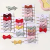 Hair Accessories 5Pcs/Set Fashion Classic Solid Color Bow Headband Set Baby Girl Hair Decorate Cute Hair Band Kids Headgear Hair Accessories Gift