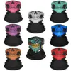 Bandana sömlös huvudduk Skull Magic Bandanas Face Mask Halloween Ride Bandanaghost Scarf Neck vandring Scarves Balaclava Masker Ghost S