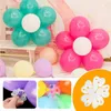 Makeup Brushes Globos Balloon Clip Balloons Decoration Birthday Wedding Party Plastic Flower Modelling Home Accessories Tools Plum