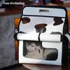 Carriers Cat Carrier Backpack Creative Creative Basella di latte di grande capacità Travel