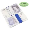 Altre forniture festive False denaro divertimento giocattolo realistico di sterline uk copia GBP British English Bank 100 10 Note Perfect for Movies Fi Otrxt