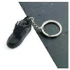 3d chaussures modle keychains basketball sport chaussure clé pendentif accessoires de mode portef