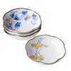 Plates Zen Dessert Plate Exquisite Vintage Teahouse Tea Table Fruit Tray Dishes Snack Chinese Style Ceramic Refreshment