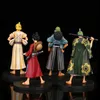 Figuras de brinquedo de ação 17cm Anime Figuras One Piece Luffy Zoro Sanji Usopp Kimono Figuras PVC Modelo Toys Doll estátua Coleção de estátua Crianças Presente de Natal Y240514