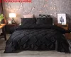 luxury Pinch Pleat bedding comforter bedding sets bed linen duvet cover set Pillowcases bedding queen king size bedclothes T2001108365175