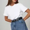 Women's T Shirts 2024 Women Summer Cotton Oversized 4XL O-Neck Short Sleeve Solid Color Tees 3XL Tops For Clothes
