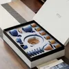 TEAWARE SETS CERAMIC TRAVER SERVICE TEA SET POT MUGS Kettle Luxury Gaiwan Porcelain Maker Cutlery Porcelanato Kitchen YX50TS