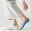 Мужские носки мужские силиконовые не скользящие летние лостовые сетчатые сетки невидимые не шоу с низким разрезом сплошной шелковой носки шелковые тапочки