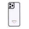 Cas de téléphone de créateur de mode pour iPhone 15 Pro Max 15Plus 15pro 14 14pro 14Plus 13 13pro 12 11 11Promax Pu Leather P PatternS conception iPhone X xr Max Bicolor Shell Case