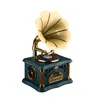 Black vinyl record player design, mini phonograph, retro Bluetooth speaker, furniture decoration, popular high-power speaker