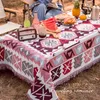 Tableau de table de printemps Camping Poulet Rolls Natecloth Tent Tente Tente