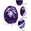 Hat Clippers Hair Night Double Silk Side Wear Women Head Cover Sleep Cap Satin Bonnet For Beautiful -Wake Up Perfect Daily Factory Sale