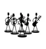 1PC Mini Iron Music Band Modelo Músicas em miniatura Figuras Artes Decorações de artesanato Party Gift Favor Random Design16403487