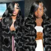 HD Body Wave Wave Lace Front Fair Hair Wigs for Black Femmes 4x4 13x4 Lace Frontal Fermeure Wig pré-cueilli