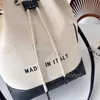 Nouveau sac de seau en toile Sac de concepteur de luxe sac à main sac à main décontracté sac banc de week-end