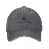 Bérets Rip Curl Logo Caps de baseball Caps de base de la mode Chapeaux de jean lavés Hat de cowboy de sport Casquette Sports Ajustement pour l'unisexe