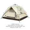 Tentes et abris Golden Cam Camping tente extérieure portable pliage de plage pique-nique automatique One Touch Sun Protectionq240511