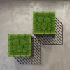 Decorative Flowers Foam Flocking Simulation Moss Green Background Wall Artificial Panel Decor Indoor Ornament Pad Tile Trim