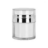 Dispensador de sabão líquido 15ml 30ml 100ml Jar jarra branca acrílica recipiente de maquiagem Cosméticos Caixa de cosméticos vazio Pot Garrafas recarregáveis