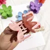 Accessoires de cheveux 6pcs Fashion Flower CL CLIP pour les femmes Girls Sweet Hair Cl Clairs Clats Colorful Tail Crab Band Band ACCESSOIRES