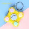 Keychains Handheld Cube Memory Training Brain Game Machine Creative Flash Sound Effekt Kinder Interactive Intelligence Toys