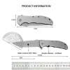 KS 3655 Pocket Folding Knife 8Cr13Mov Blade 420 Staal Handhendig Hoogwaardige jachtmes EDC Outdoor Camping Zelfverdediging Survival Military Tactical Knife