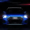 Bilklistermärken Audi Car Led Front Grille Lamp Static White Light 249 273 285mm för Audi A3 A4 A5 A6 A7 A8 S3 S4 S5 S6 S7 Q3 Q5 Q7 TT T240513