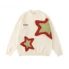 American Retro Star Floating Academy Style Couple Sweater Loose Top 240429