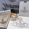Brand Westwoods smalto stampato ad anello di saturno a tre strati per donne con fata a strati personalizzati per lettere cotto da forno
