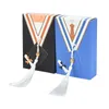 Gift Wrap 5Pcs Graduation Dress Candy Chocolate Box Packaging Boxes Celebration Congrats Class Of 2024 Students