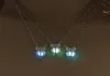 Charme Collier de pendentif en hibou brillant mignon Bijoux lumineux couloir 3 couleurs cadeau de Noël pour les femmes Collier Drop GB1954774