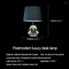 Bordslampor Anita Modern Dimning Lamp LED Crystal Creative Luxury Desk Lights For Home Living Room Bedroom Bedside Decor