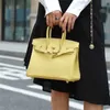 Tote Bag Togo Top Platinum Layer Cowhide Women's 2024 High-class Fashionable High-capacity Messenger 3OM3